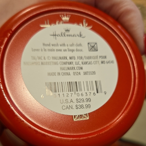 Hallmark Red Tumbler with Santa Belt Design - Picture 5 of 5